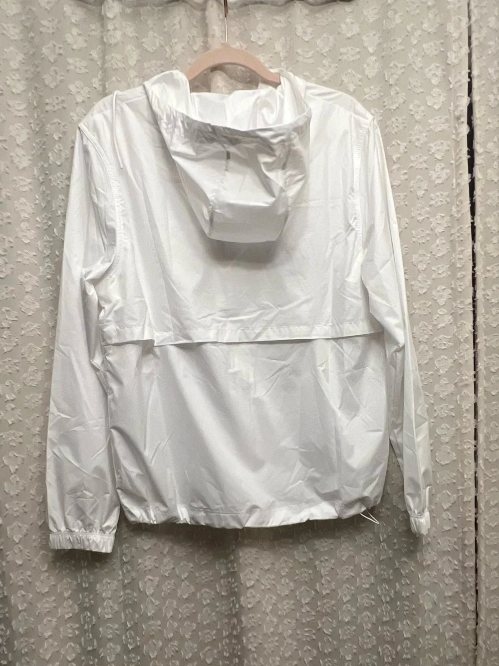 NWT Nike Small Sportswear Essential Woven Hooded Windbreaker Jacket White - Picture 2 of 6